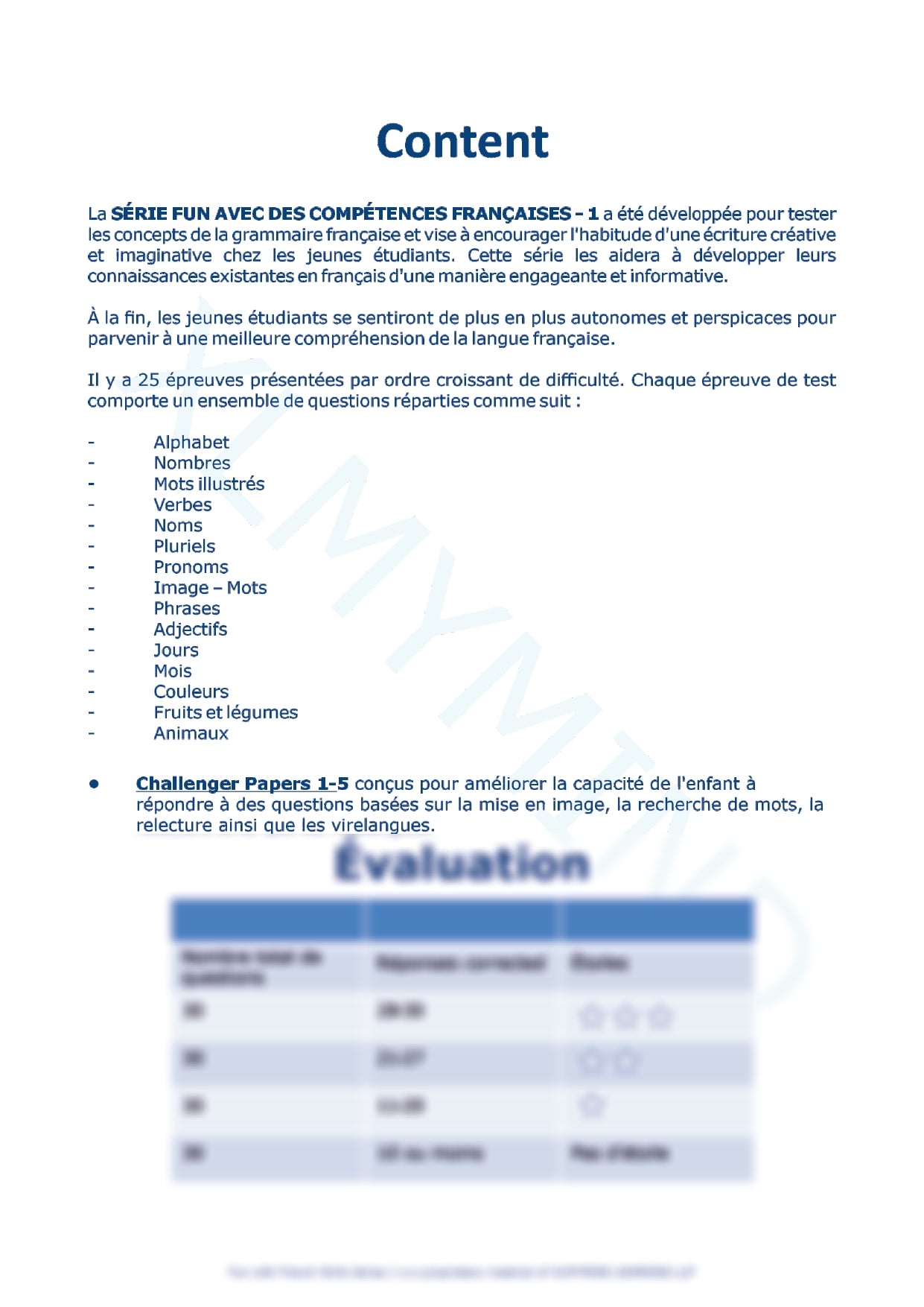 French Skills E-book Series 1